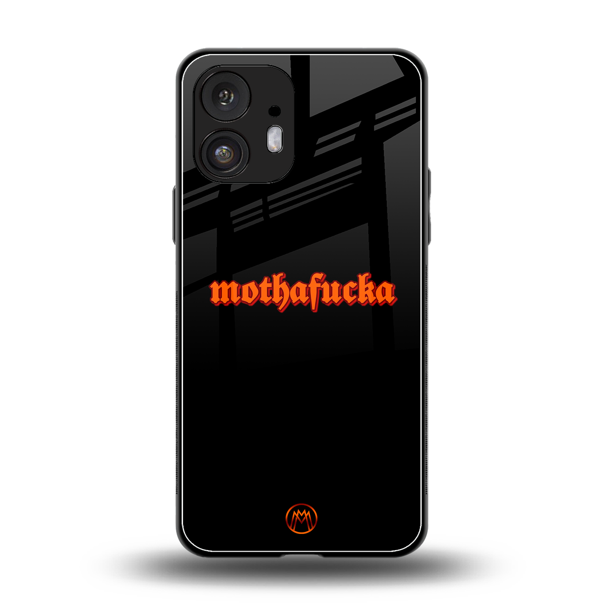 mothafucka back phone cover | glass case for nothing phone 2