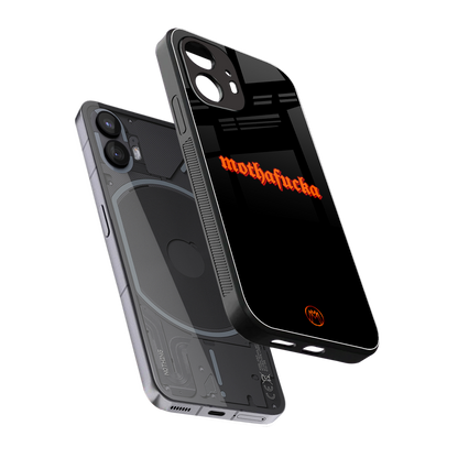 mothafucka back phone cover | glass case for nothing phone 2