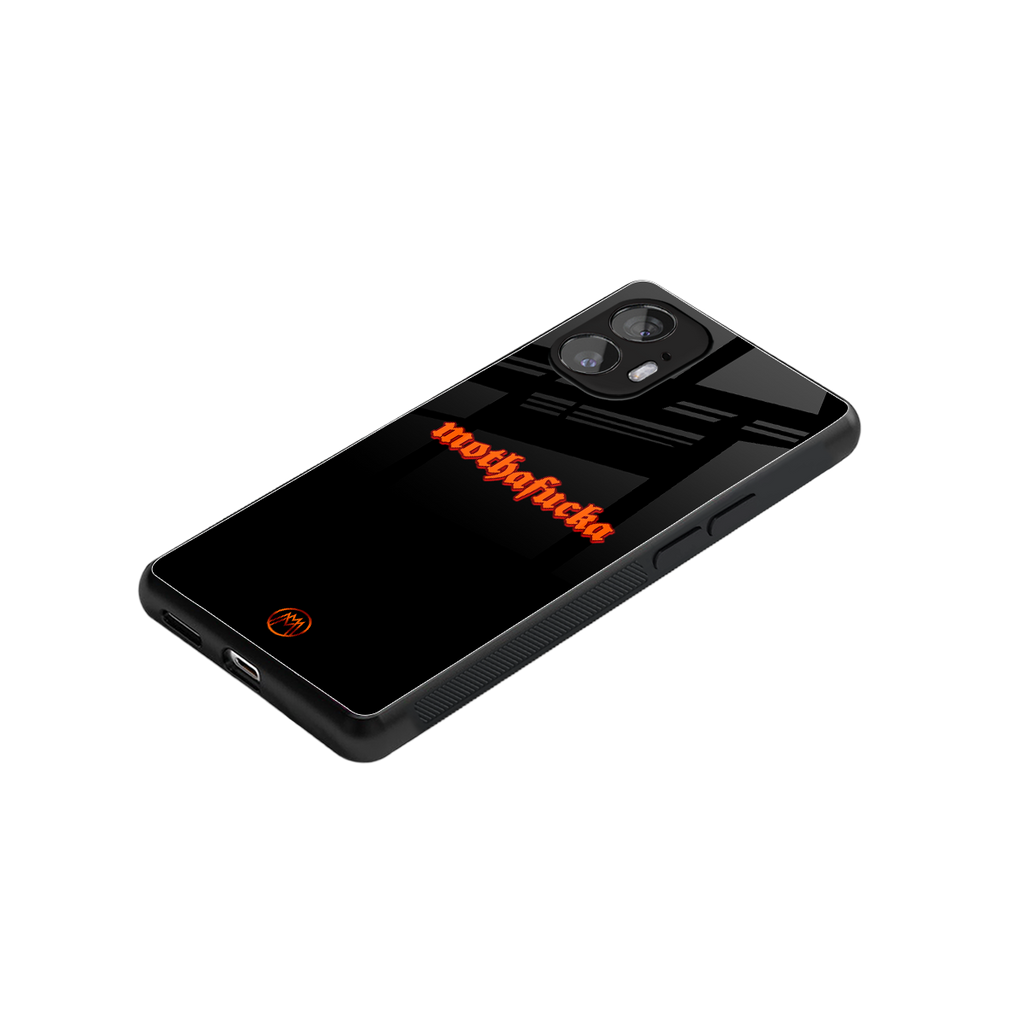 mothafucka back phone cover | glass case for nothing phone 2