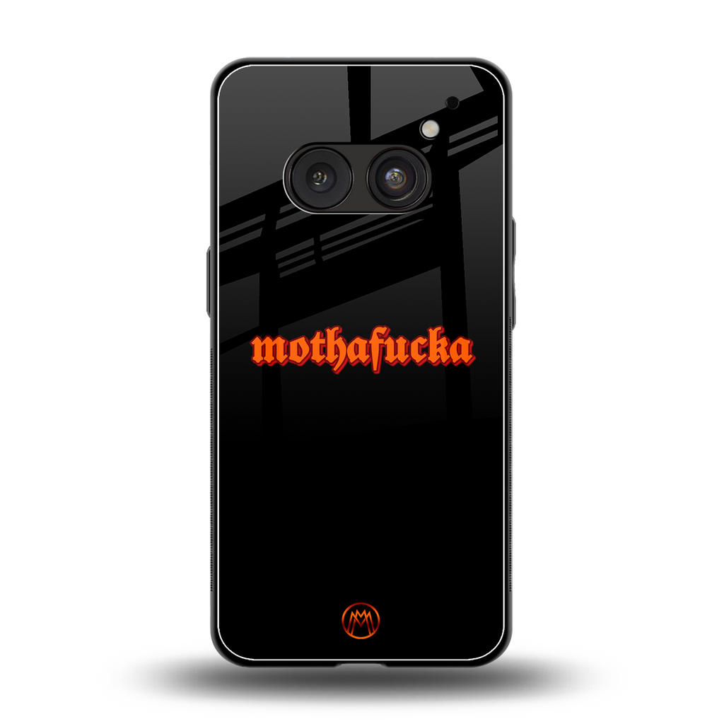 mothafucka back phone cover | glass case for nothing phone 2a
