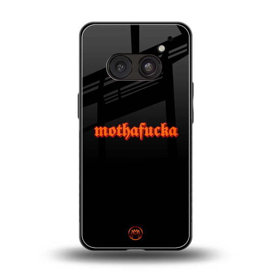 mothafucka back phone cover | glass case for nothing phone 2a