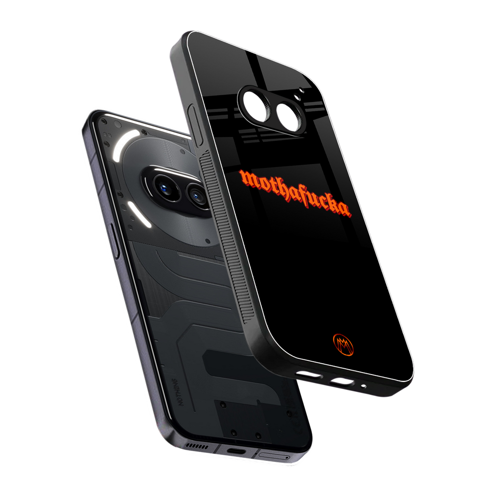 mothafucka back phone cover | glass case for nothing phone 2a