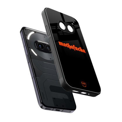mothafucka back phone cover | glass case for nothing phone 2a