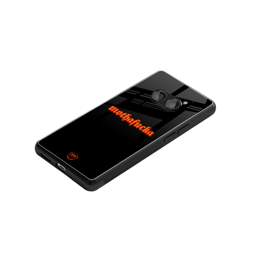 mothafucka back phone cover | glass case for nothing phone 2a