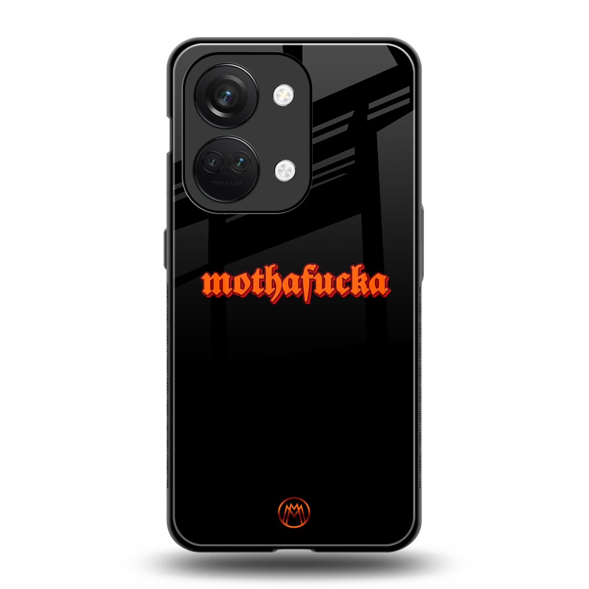 mothafucka back phone cover | glass case for oneplus nord 3