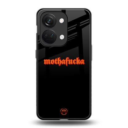 mothafucka back phone cover | glass case for oneplus nord 3