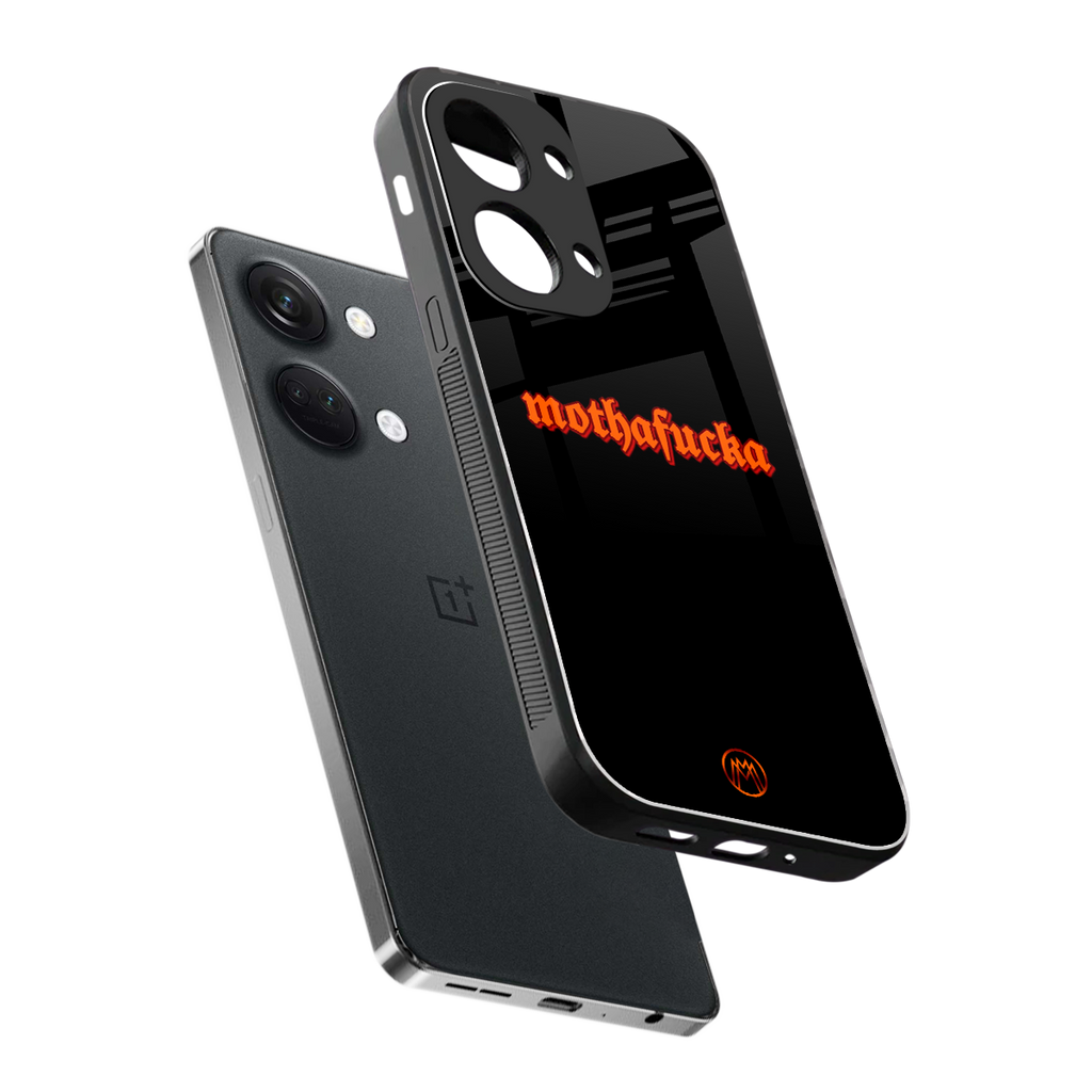 mothafucka back phone cover | glass case for oneplus nord 3
