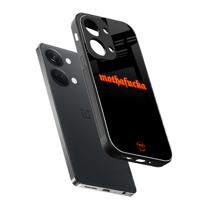 mothafucka back phone cover | glass case for oneplus nord 3