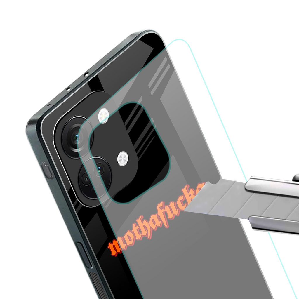 mothafucka back phone cover | glass case for oneplus nord 3