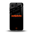 mothafucka back phone cover | glass case for oneplus nord 4