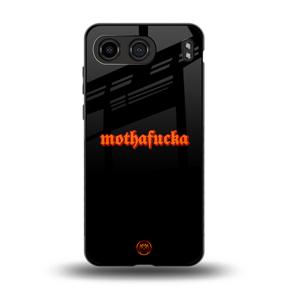 mothafucka back phone cover | glass case for oneplus nord 4