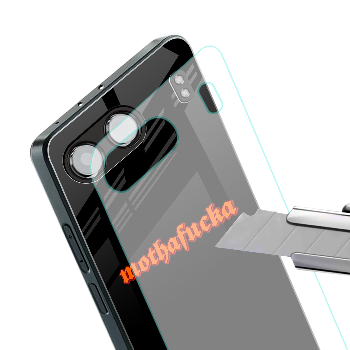mothafucka back phone cover | glass case for oneplus nord 4
