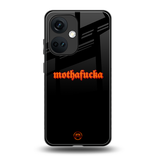 mothafucka back phone cover | glass case for oneplus nord ce 3