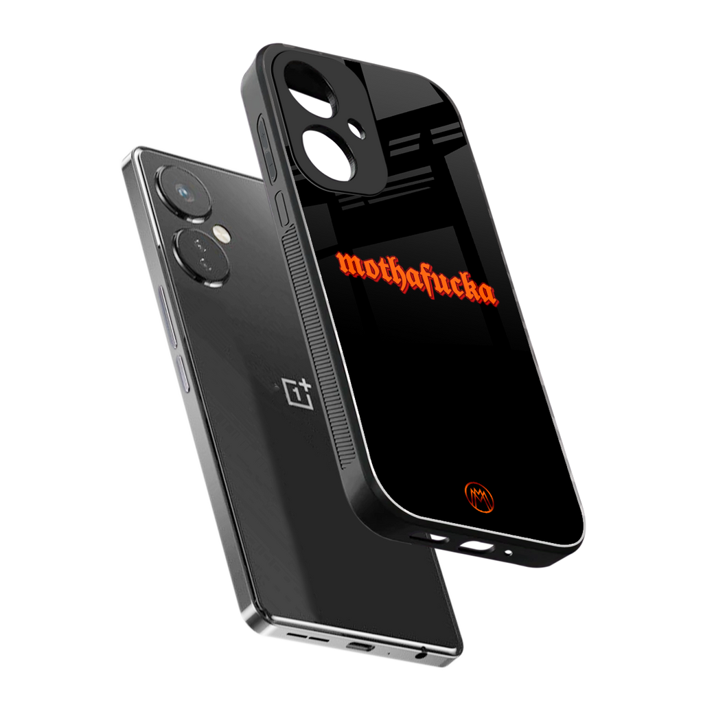mothafucka back phone cover | glass case for oneplus nord ce 3