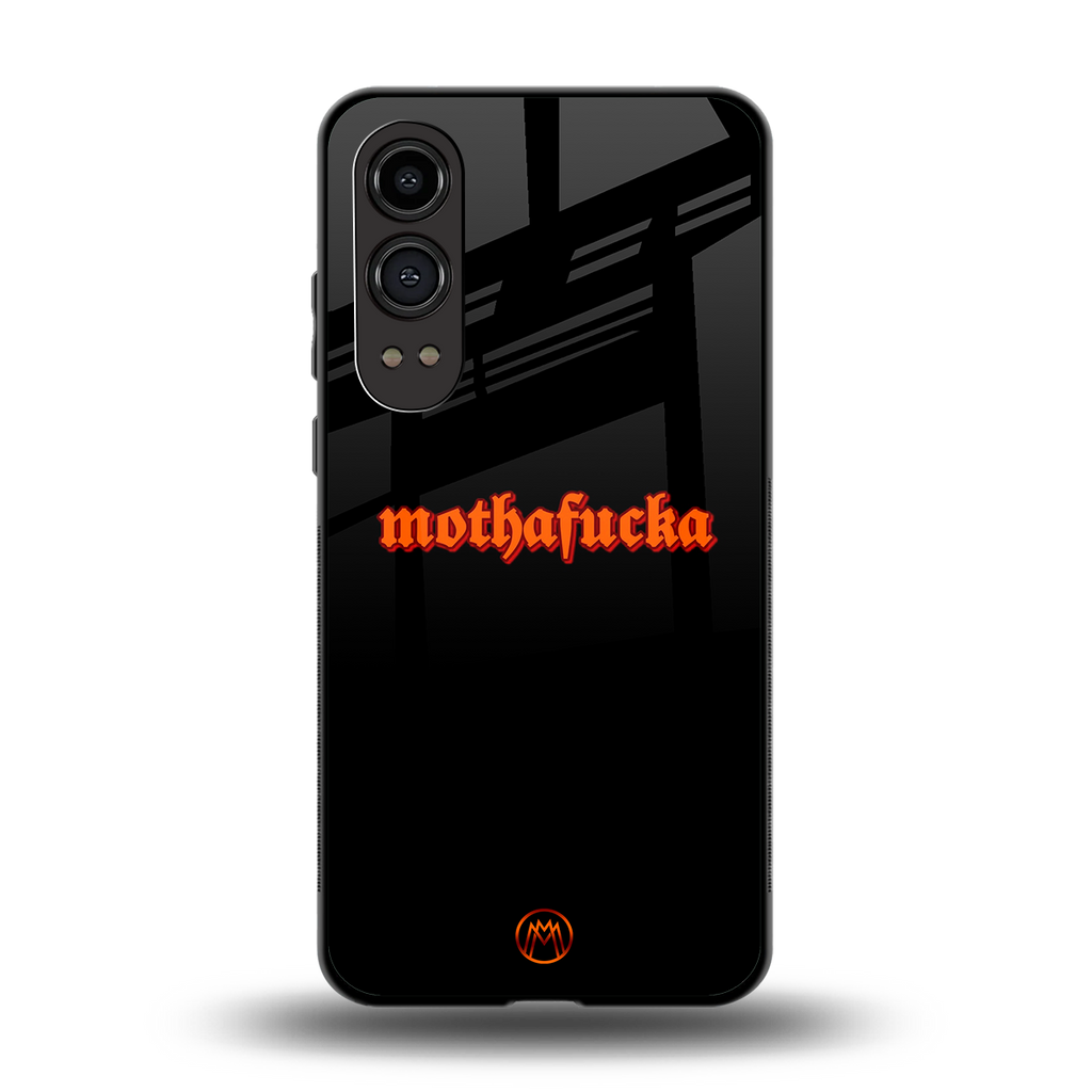 mothafucka back phone cover | glass case for oneplus nord ce 4 lite