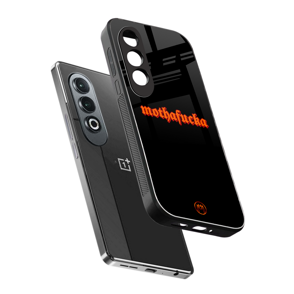 mothafucka back phone cover | glass case for oneplus nord ce 4