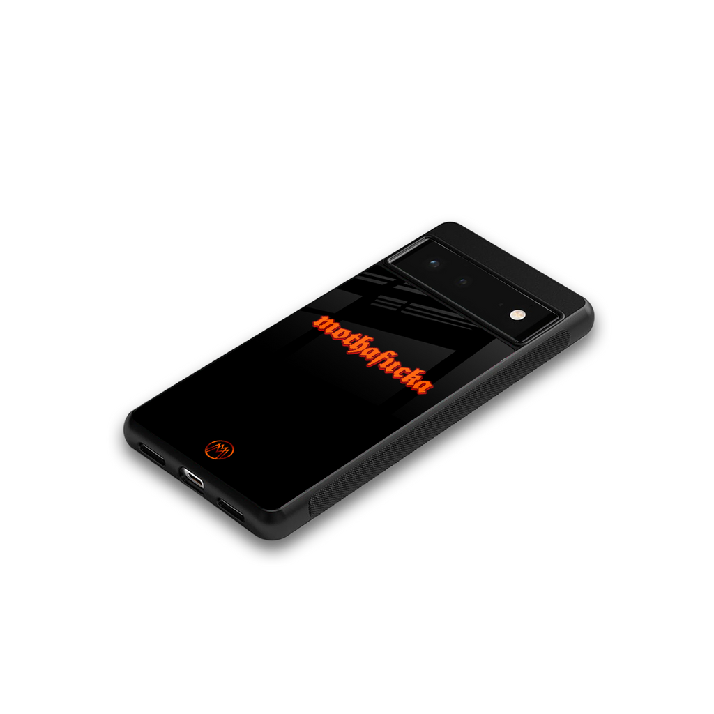 mothafucka back phone cover | glass case for google pixel 6