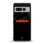 mothafucka back phone cover | glass case for google pixel 7 pro