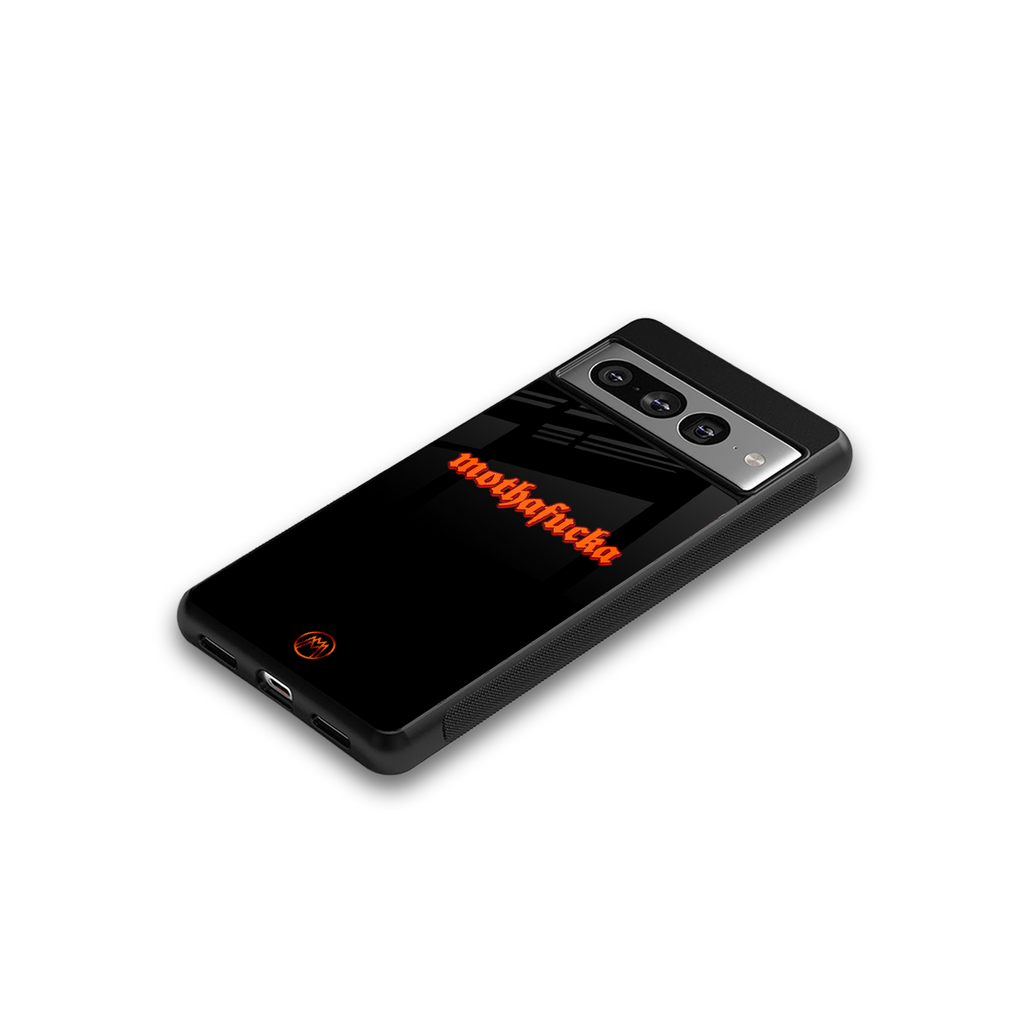 mothafucka back phone cover | glass case for google pixel 7 pro