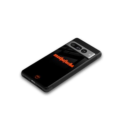 mothafucka back phone cover | glass case for google pixel 7 pro