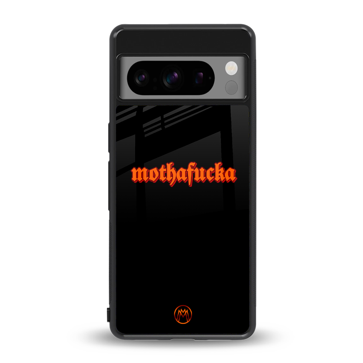 mothafucka back phone cover | glass case for google pixel 8 pro