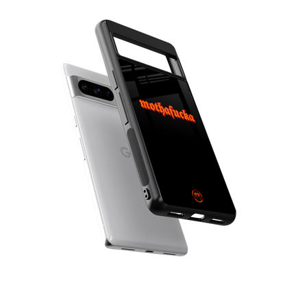mothafucka back phone cover | glass case for google pixel 8 pro