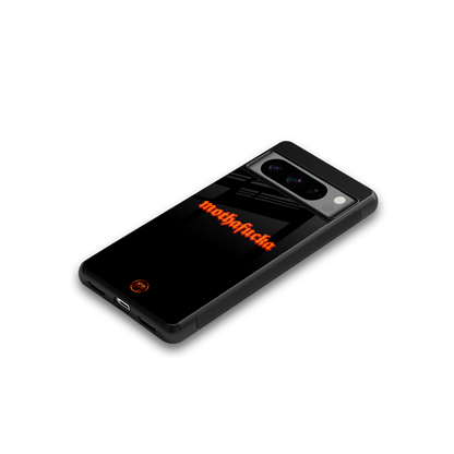 mothafucka back phone cover | glass case for google pixel 8 pro
