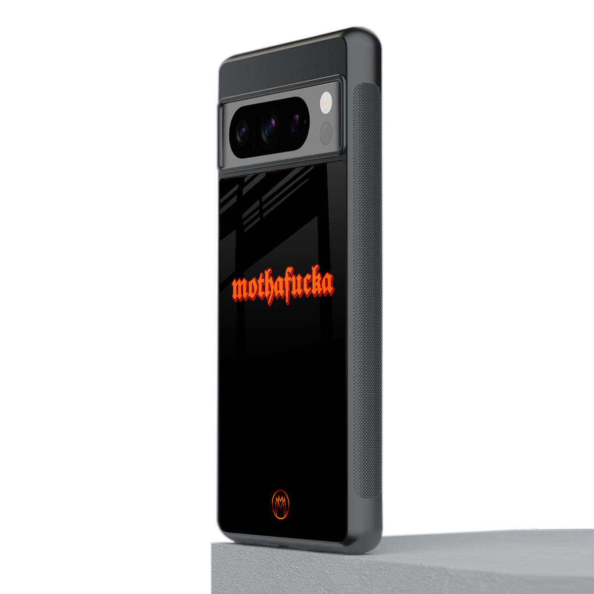 mothafucka back phone cover | glass case for google pixel 8 pro