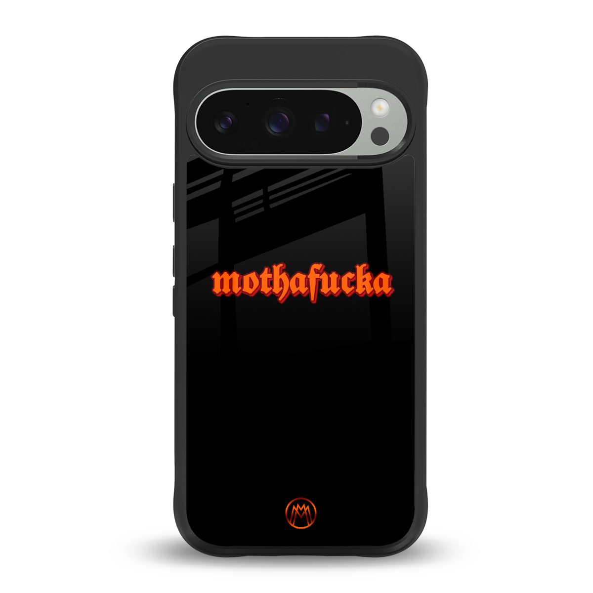 mothafucka back phone cover | glass case for google pixel 9 pro