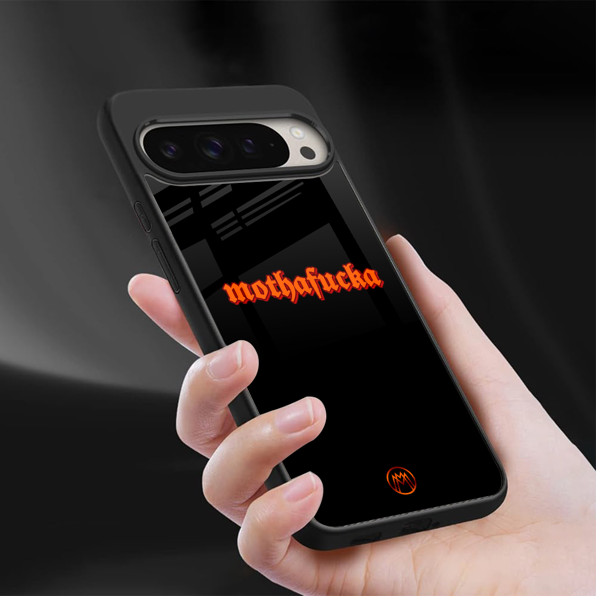 mothafucka back phone cover | glass case for google pixel 9 pro