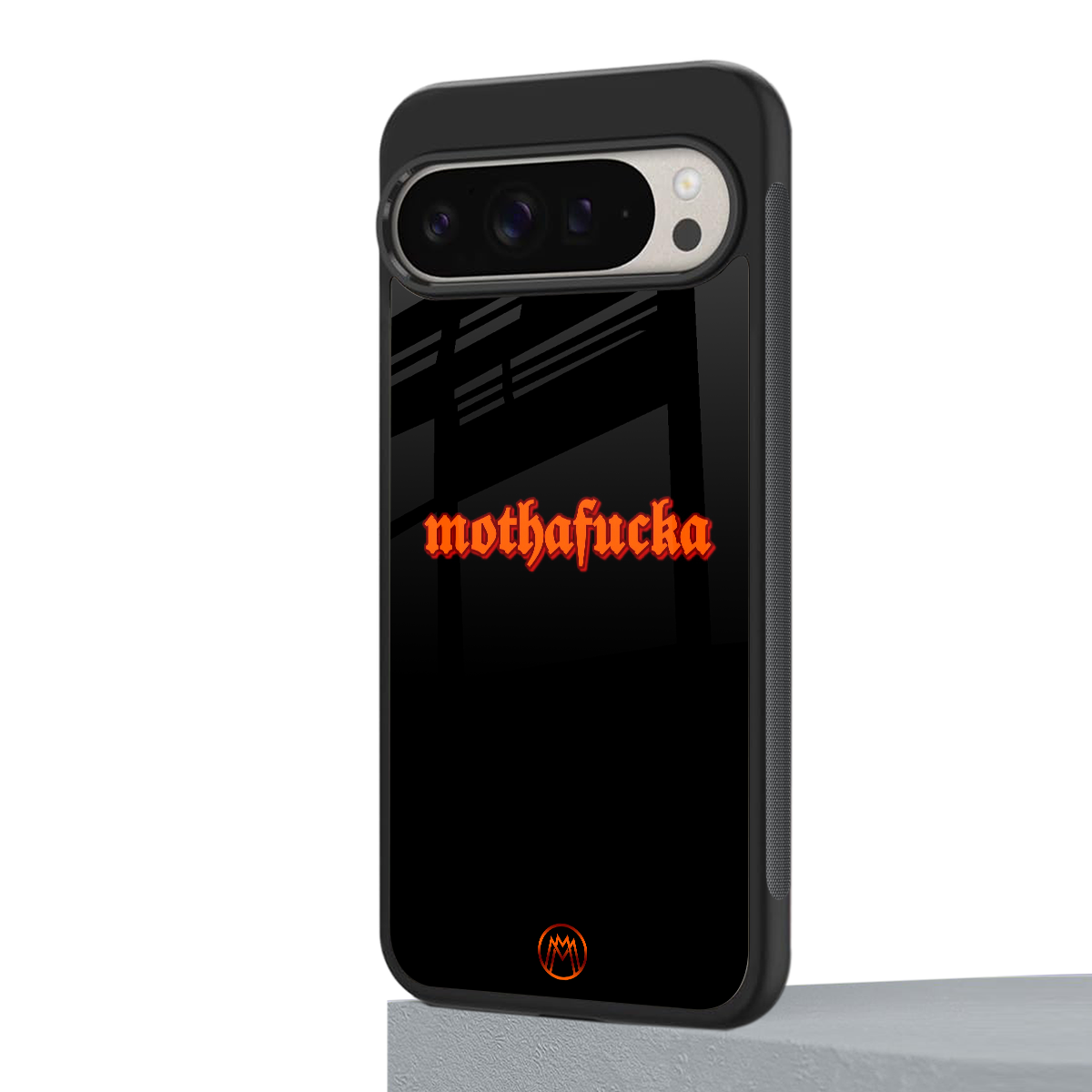mothafucka back phone cover | glass case for google pixel 9 pro