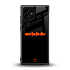 mothafucka back phone cover | glass case for samsung galaxy s23 ultra