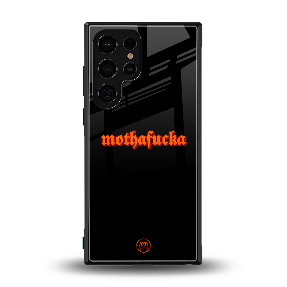 mothafucka back phone cover | glass case for samsung galaxy s23 ultra