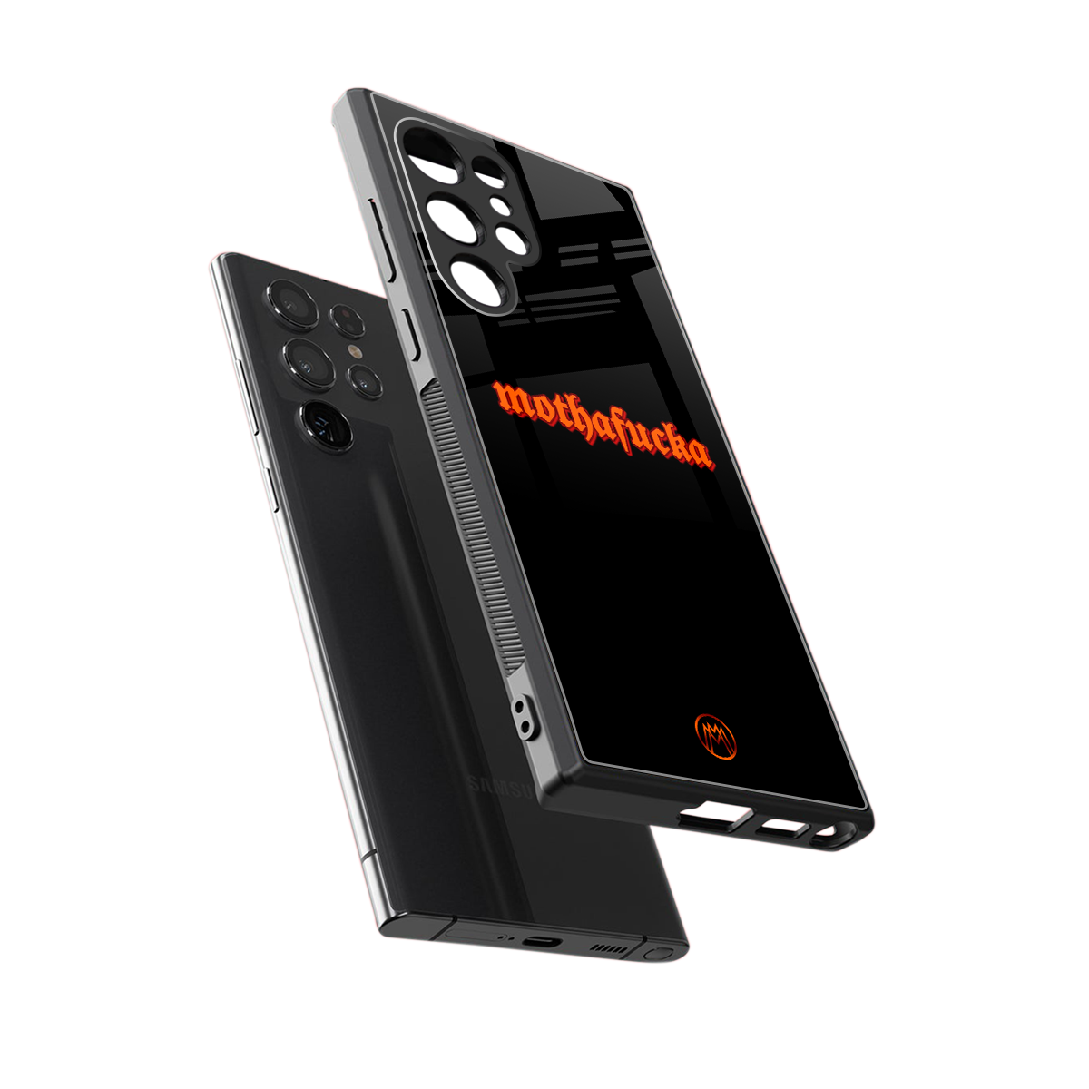 mothafucka back phone cover | glass case for samsung galaxy s23 ultra