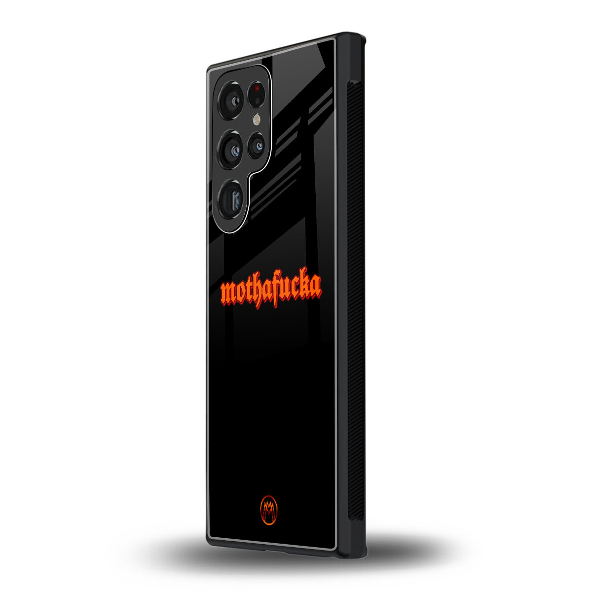 mothafucka back phone cover | glass case for samsung galaxy s23 ultra