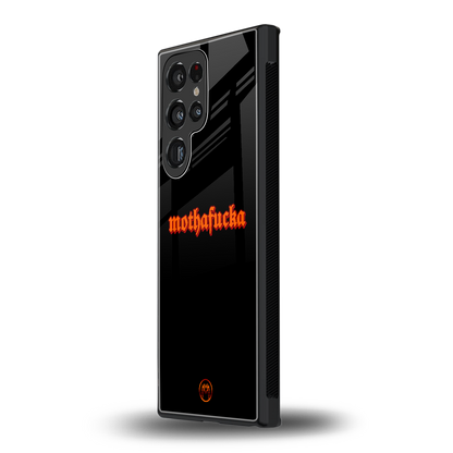 mothafucka back phone cover | glass case for samsung galaxy s23 ultra