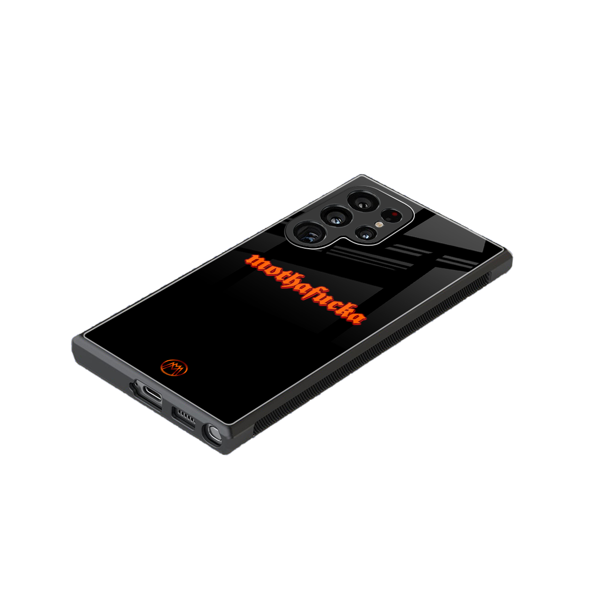 mothafucka back phone cover | glass case for samsung galaxy s23 ultra