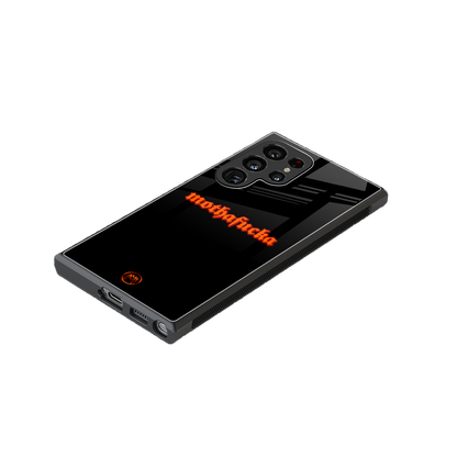 mothafucka back phone cover | glass case for samsung galaxy s23 ultra