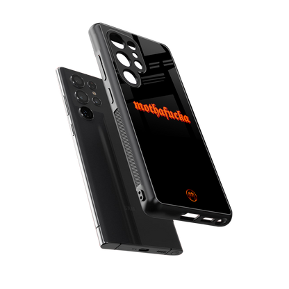 mothafucka back phone cover | glass case for samsung galaxy s25 ultra