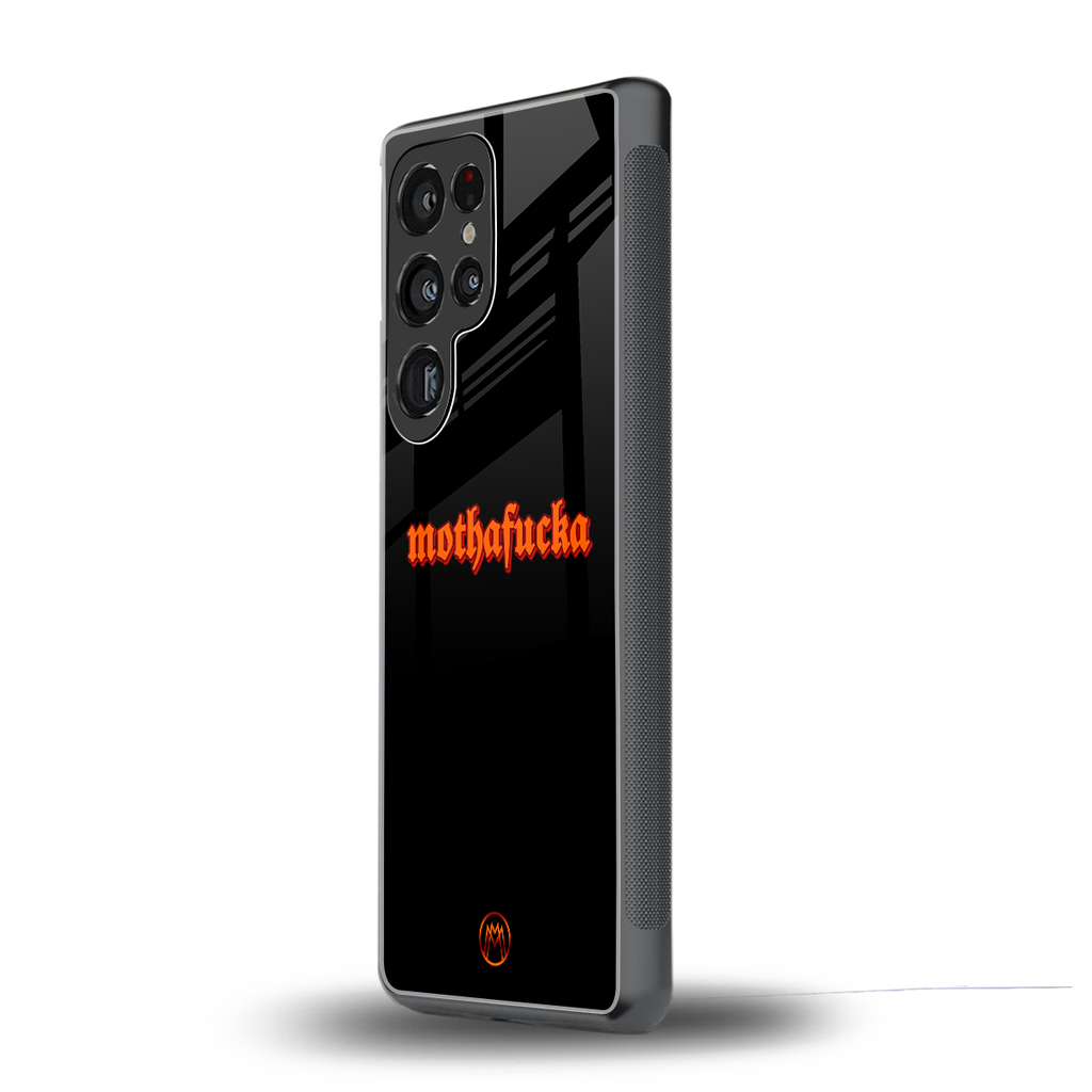 mothafucka back phone cover | glass case for samsung galaxy s25 ultra