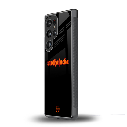 mothafucka back phone cover | glass case for samsung galaxy s25 ultra