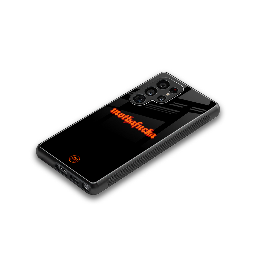 mothafucka back phone cover | glass case for samsung galaxy s25 ultra