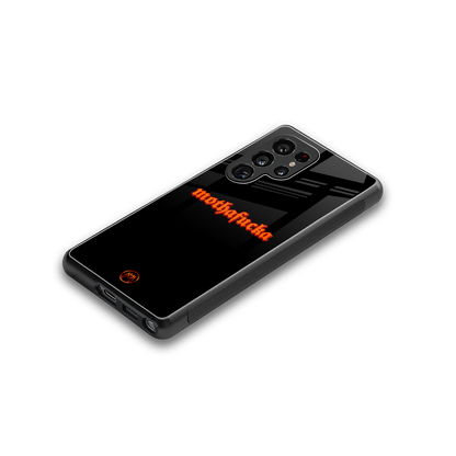 mothafucka back phone cover | glass case for samsung galaxy s25 ultra