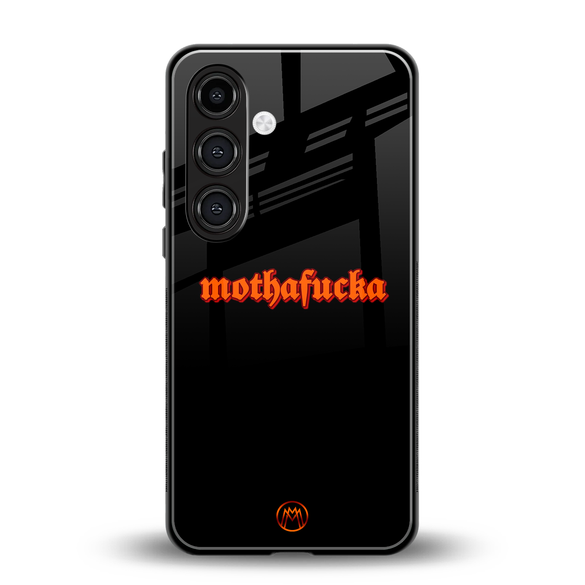 mothafucka back phone cover | glass case for samsung galaxy s24 fe