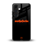 mothafucka back phone cover | glass case for samsung galaxy s23 plus