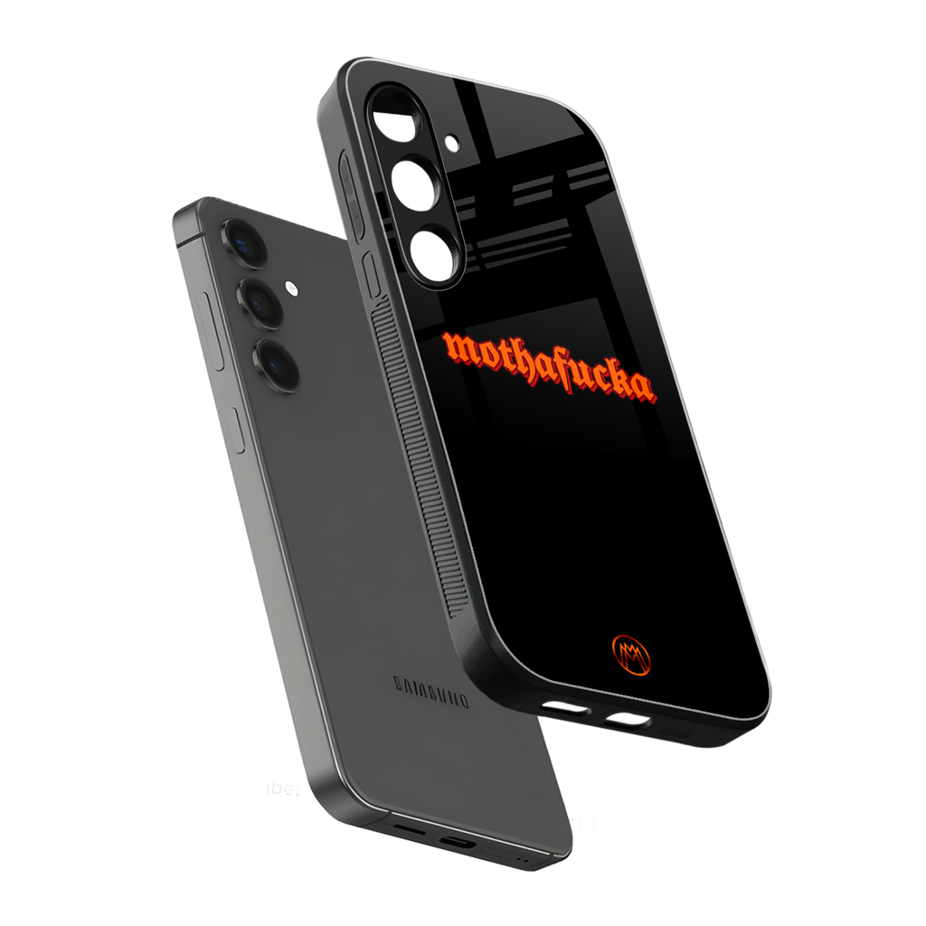 mothafucka back phone cover | glass case for samsung galaxy s23 plus