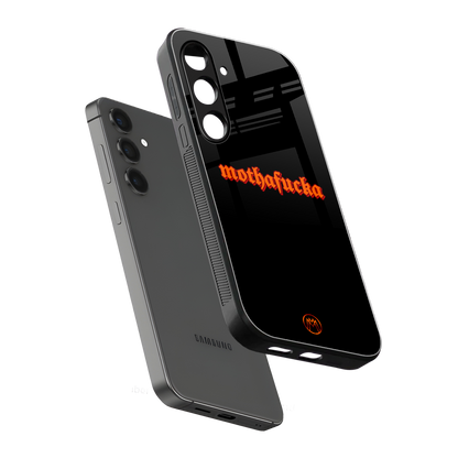 mothafucka back phone cover | glass case for samsung galaxy s23 plus