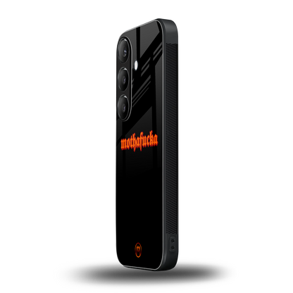mothafucka back phone cover | glass case for samsung galaxy s24 fe