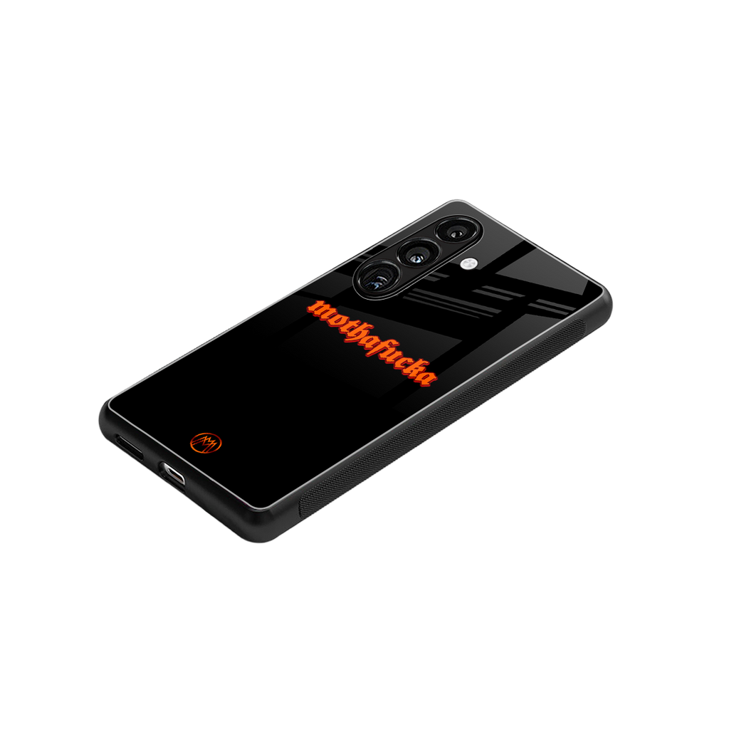 mothafucka back phone cover | glass case for samsung galaxy s23 plus