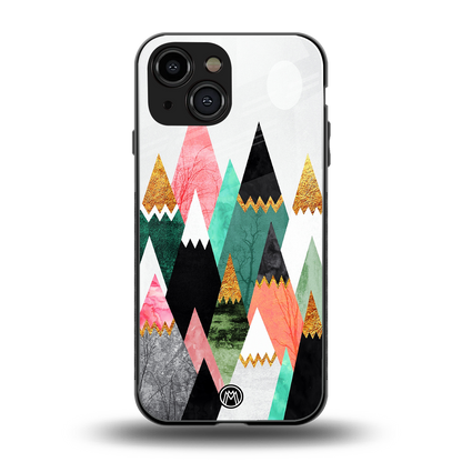 mountains are calling back phone cover | glass case for iphone 13 mini